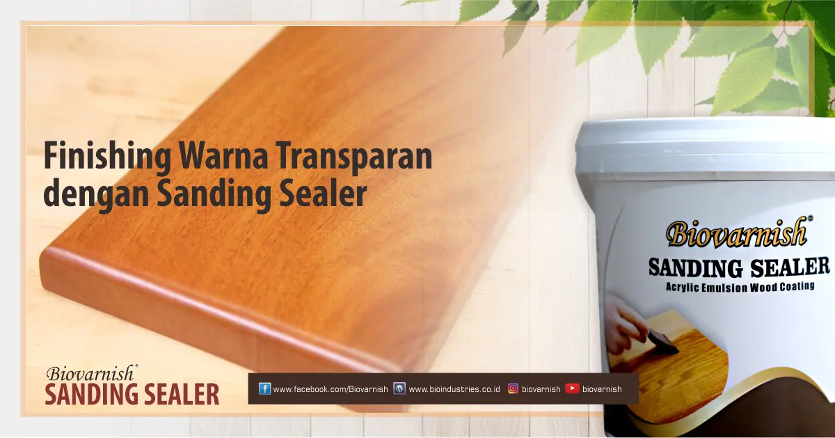 Produk Sealer Bahan Pelapis Cat Air untuk Kayu dengan Transparan Kayu