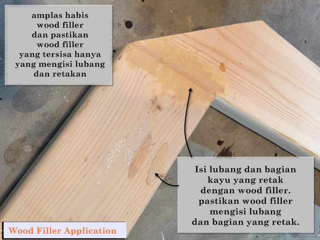 Cara Mudah Mendempul Kusen Kayu Dengan Dempul Biovarnish Wood Filler