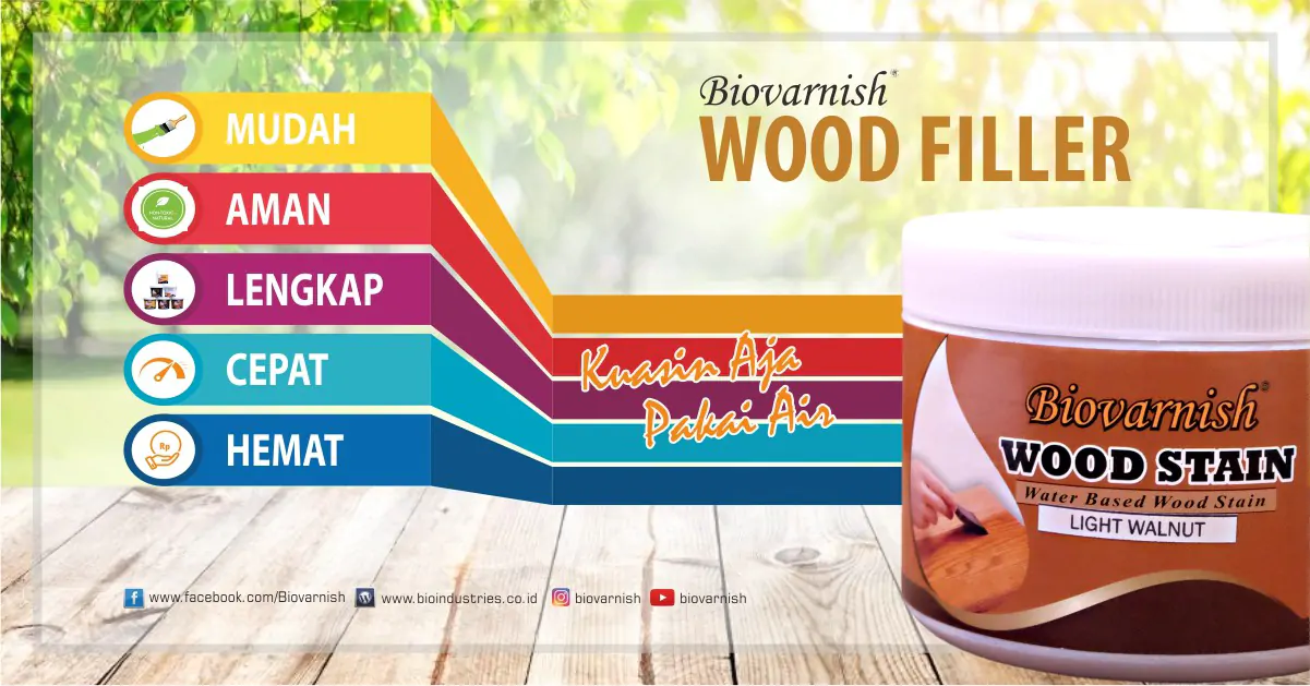 Kenali Perbedaan Wood Stain dan Liquid Stain dari Biovarnish