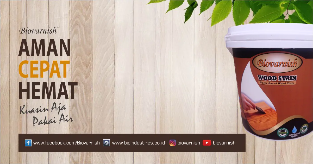 Prosedur Mudah Finishing Natural Kayu Pinus Menggunakan Biovarnish