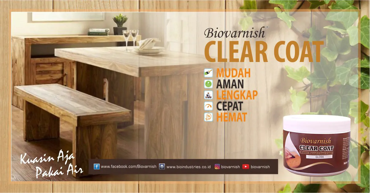 Teknik Finishing Menyeragamkan Warna Natural Transparan Kayu Jati